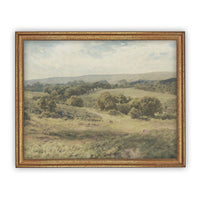 Vintage Framed Canvas Landscape Art #LAN-190