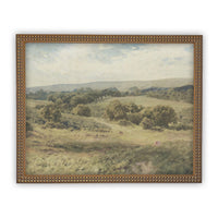 Vintage Framed Canvas Landscape Art #LAN-190