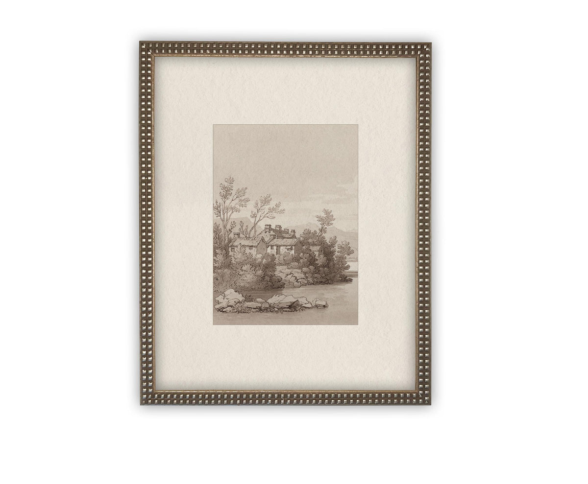 Vintage Framed Canvas Art #LAN-246
