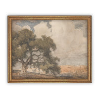 Vintage Framed Canvas Art #LAN-201
