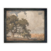 Vintage Framed Canvas Art #LAN-201
