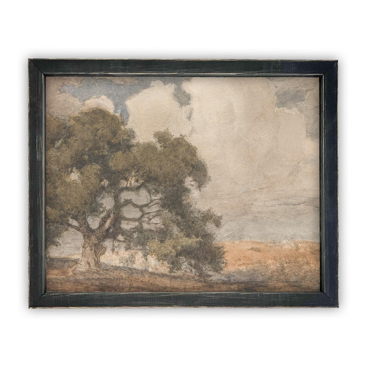 Vintage Framed Canvas Art #LAN-201