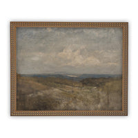 Vintage Framed Canvas Art #LAN-195