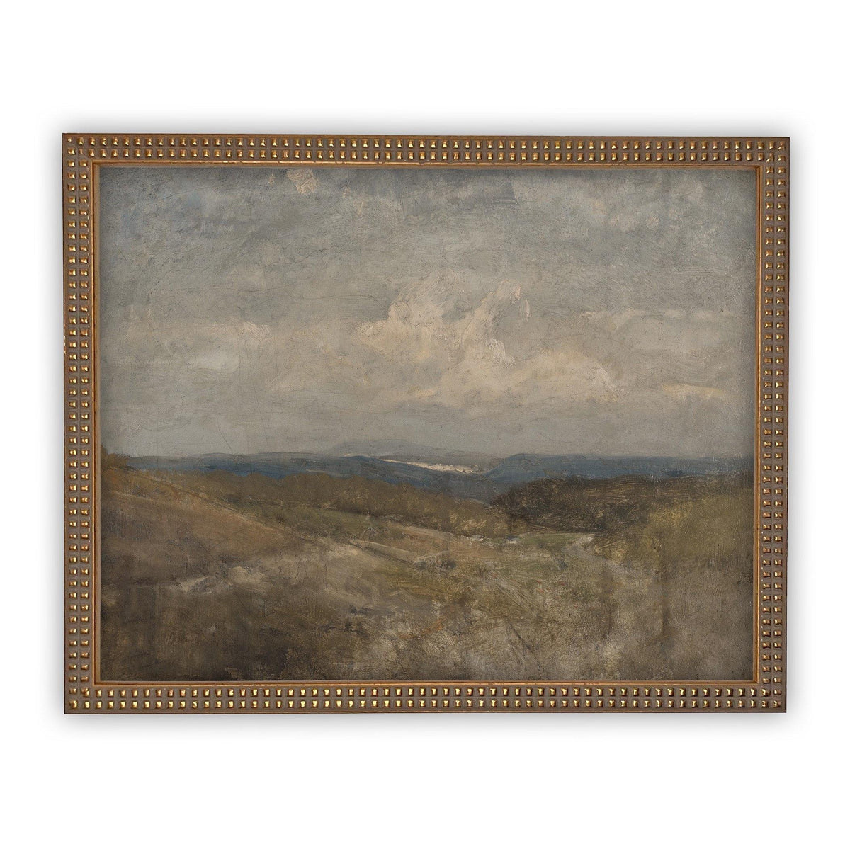 Vintage Framed Canvas Art #LAN-195