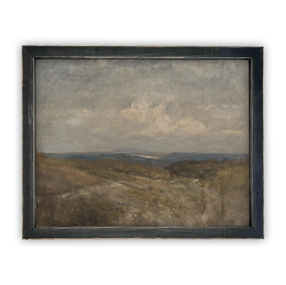Vintage Framed Canvas Art #LAN-195
