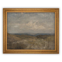 Vintage Framed Canvas Art #LAN-195