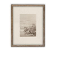 Vintage Framed Canvas Art #LAN-243