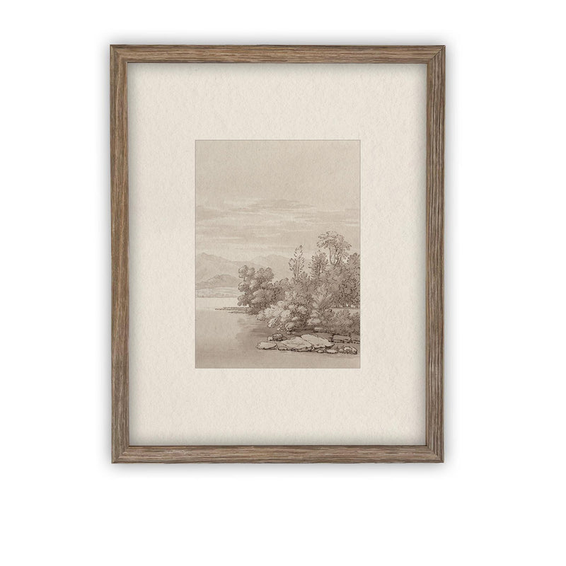 Vintage Framed Canvas Art #LAN-243