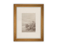 Vintage Framed Canvas Art #LAN-243