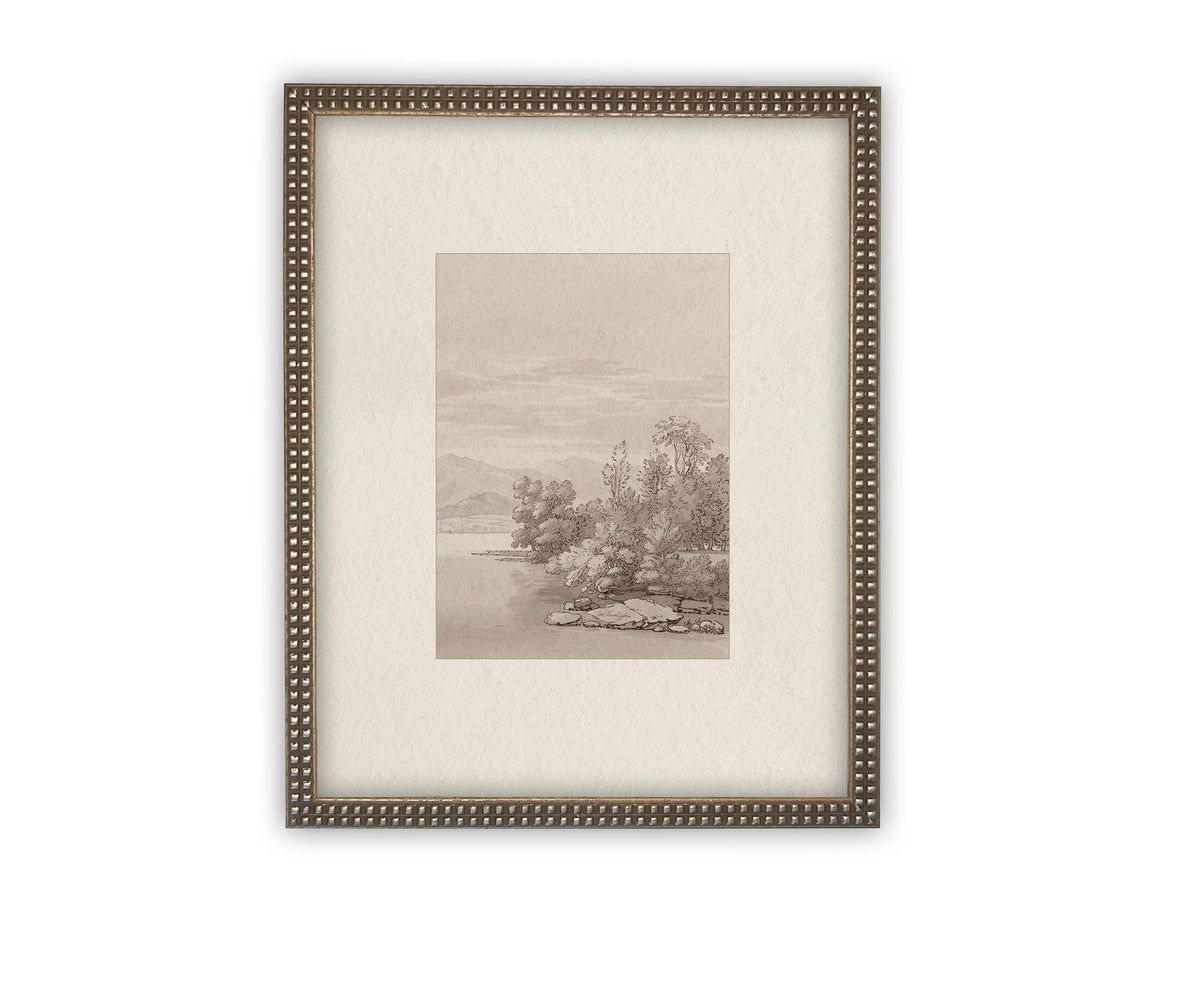 Vintage Framed Canvas Art #LAN-243