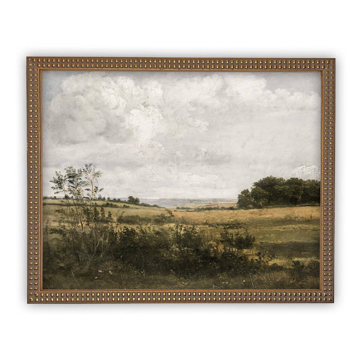 Vintage Framed Canvas Landscape Art #LAN-194