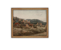 Vintage Framed Canvas Art #LAN-252