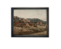 Vintage Framed Canvas Art #LAN-252