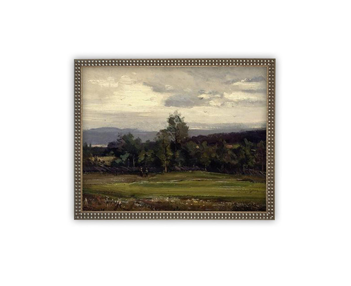 Vintage Framed Canvas Art #LAN-267