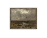 Vintage Framed Canvas Art #LAN-269