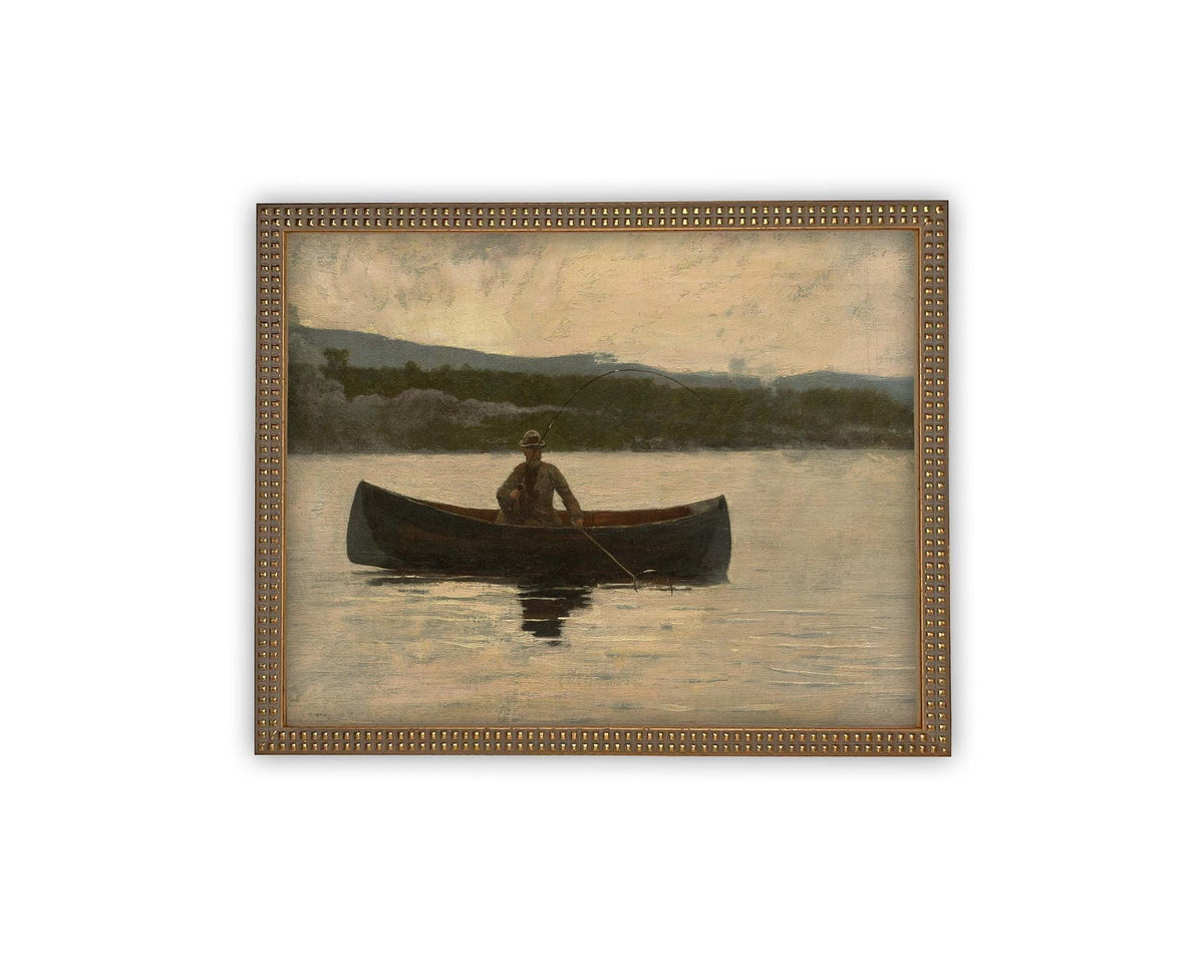 Vintage Framed Canvas Art #LAN-270