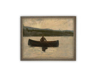 Vintage Framed Canvas Art #LAN-270