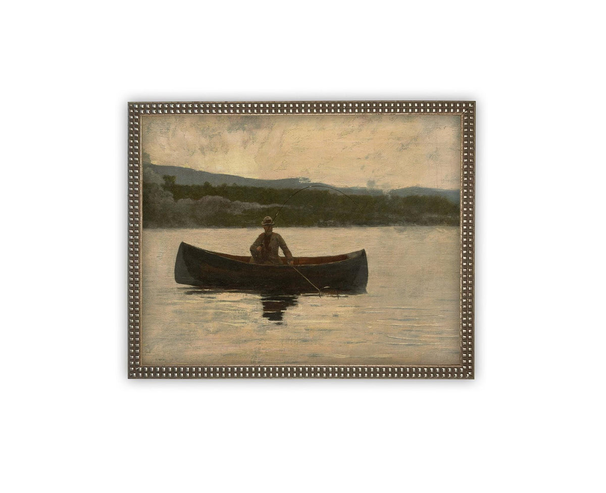 Vintage Framed Canvas Art #LAN-270