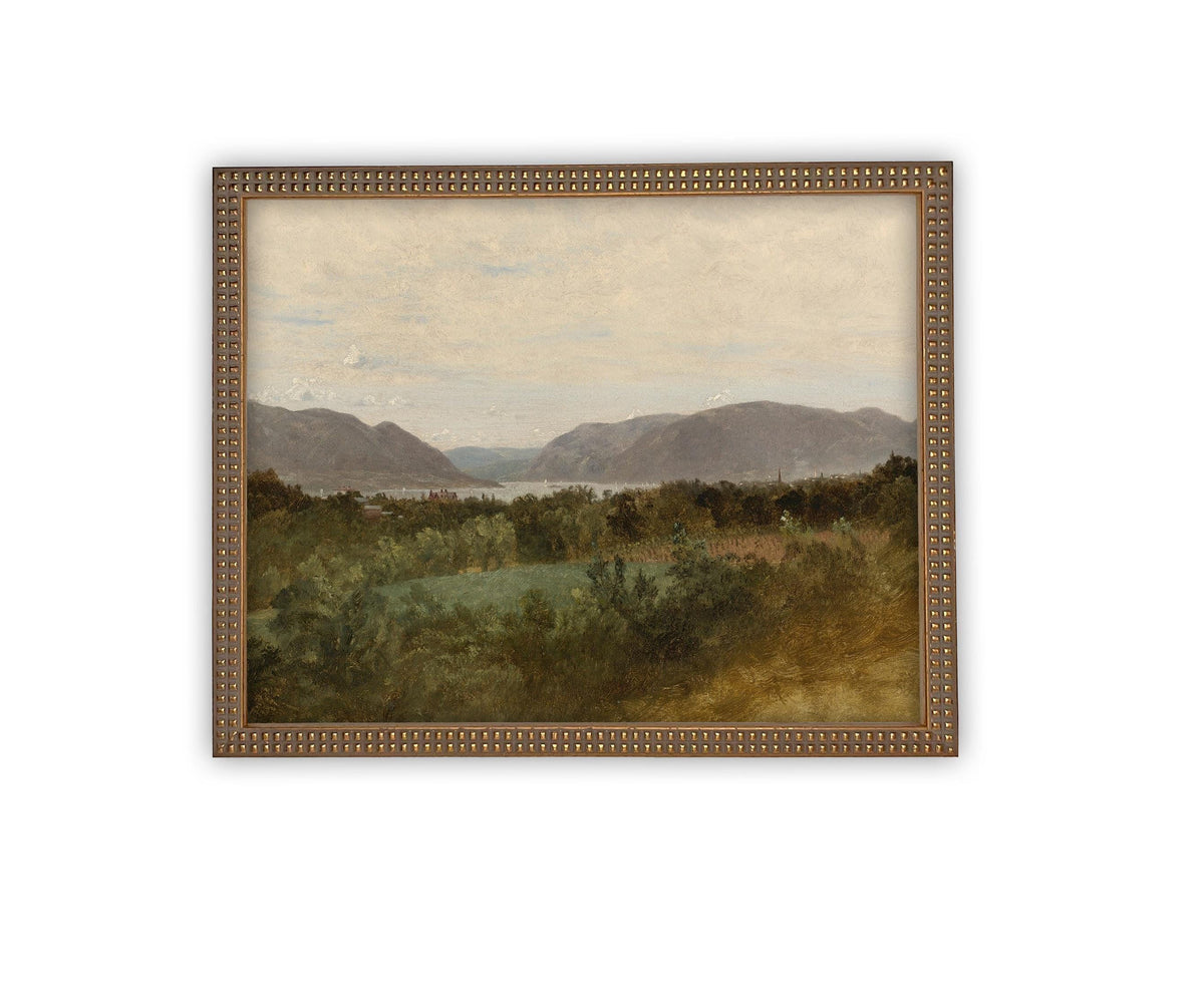 Vintage Framed Canvas Art #LAN-251