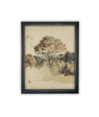 Vintage Framed Canvas Art #LAN-273