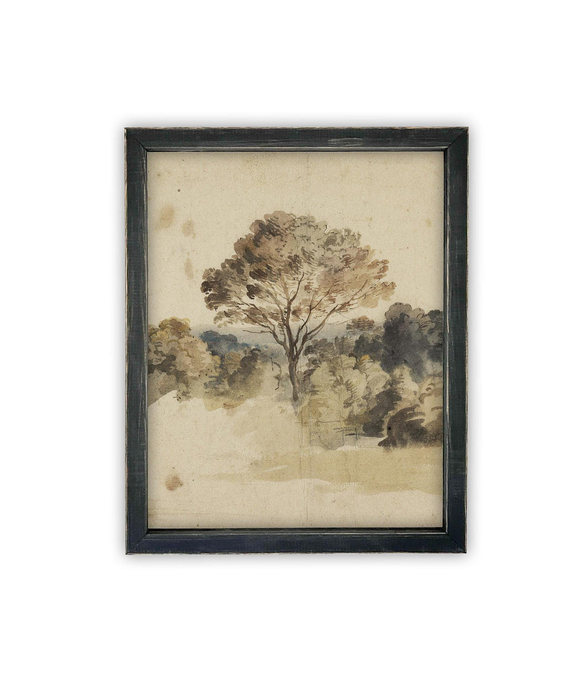 Vintage Framed Canvas Art #LAN-273