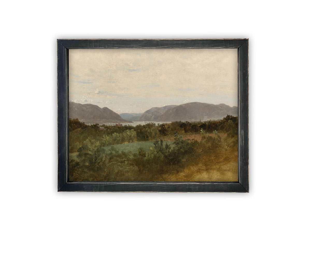 Vintage Framed Canvas Art #LAN-251