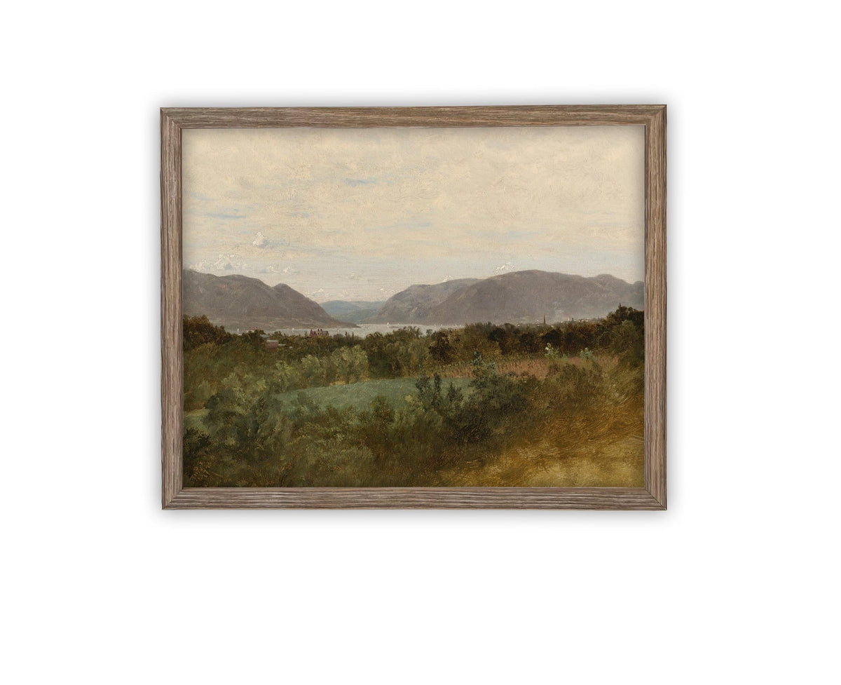 Vintage Framed Canvas Art #LAN-251