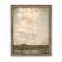 Vintage Framed Canvas Art #LAN-266