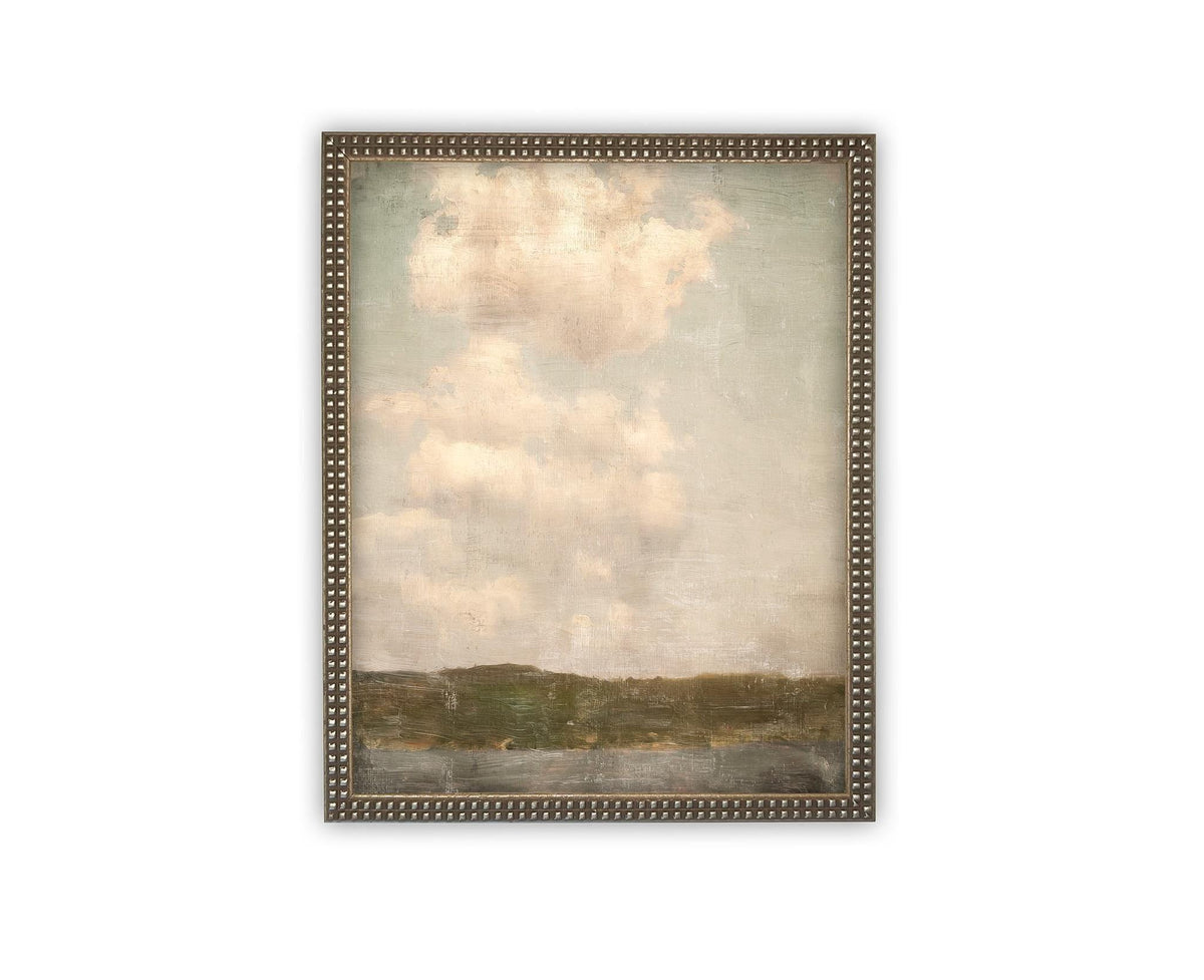Vintage Framed Canvas Art #LAN-266