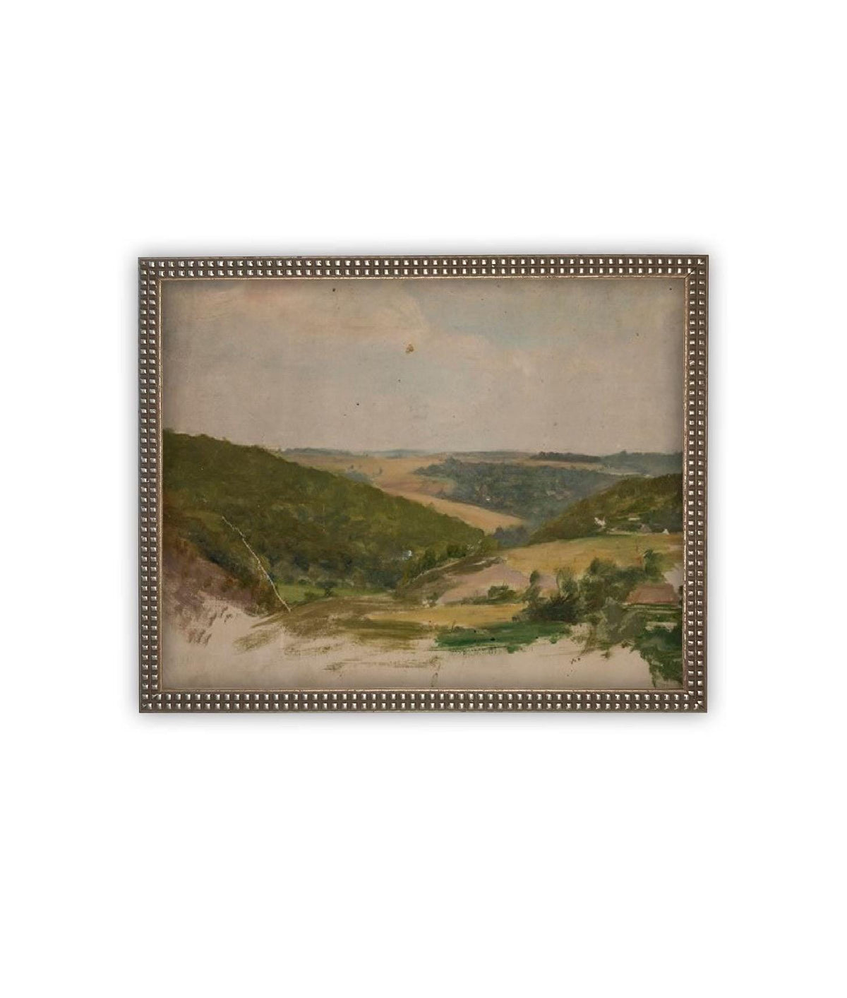 Vintage Framed Canvas Art #LAN-263