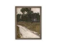 Vintage Framed Canvas Art #LAN-274