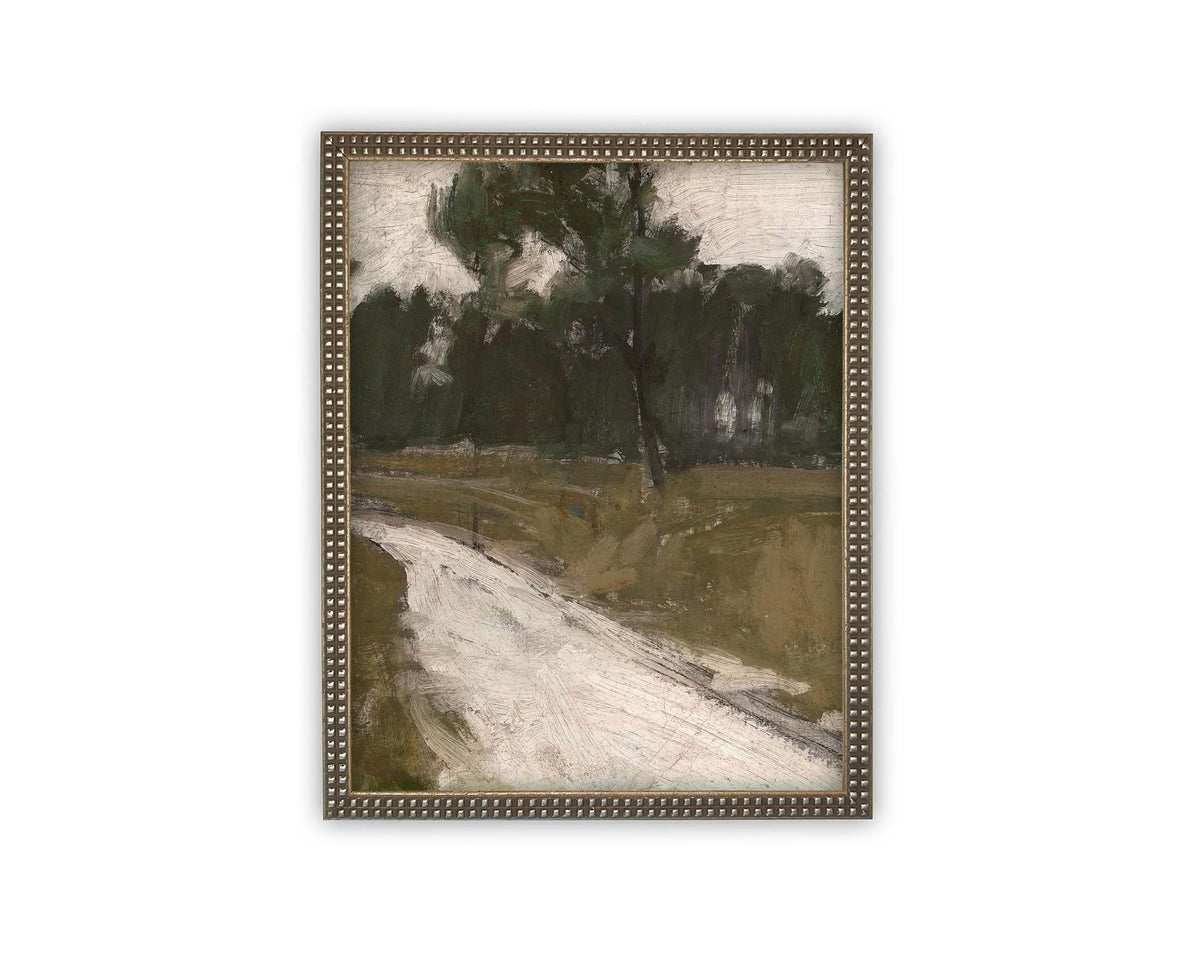 Vintage Framed Canvas Art #LAN-274