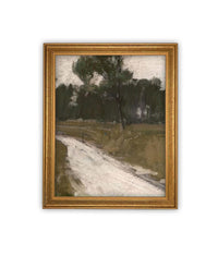 Vintage Framed Canvas Art #LAN-274