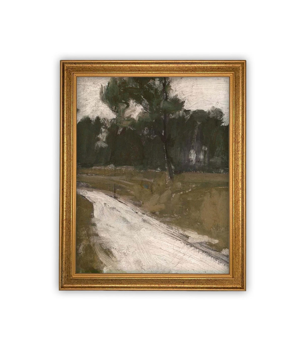 Vintage Framed Canvas Art #LAN-274