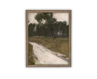 Vintage Framed Canvas Art #LAN-274