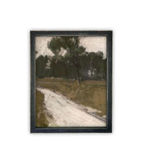 Vintage Framed Canvas Art #LAN-274