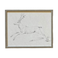 Vintage Framed Canvas Art #CH-311