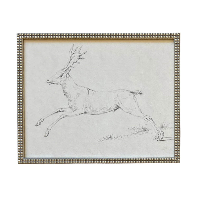 Vintage Framed Canvas Art #CH-311