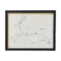 Vintage Framed Canvas Art #CH-311