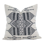 READY TO SHIP 20X20 Peter Dunham Outdoor Pillow Cover // Mombasa Black on Natural // Designer Pillow// Neutral Outdoor Pillow// Sunbrella