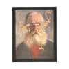 Vintage Framed Canvas Art  // Framed Vintage Print // Nautical Vintage Painting // Vintage Portrait of a Man// Old Man with Beard //#P-518