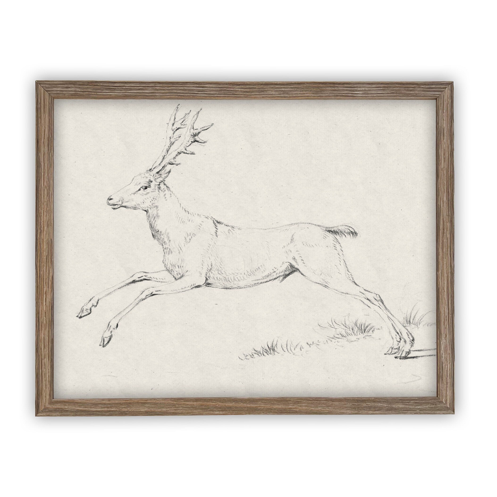 Vintage Framed Canvas Art #CH-311