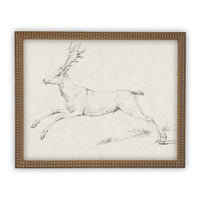 Vintage Framed Canvas Art #CH-311