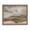 Vintage Framed Canvas Art  // Framed Vintage Print // Vintage Painting // Neutral Landscape Art// Farmhouse print //#LAN-123