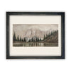 Vintage Framed Lakehouse Cabin Art #CH-301