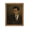 Vintage Framed Canvas Art  // Framed Vintage Print // Vintage Painting // Vintage Portrait of a Man// Traditional print //#P-506