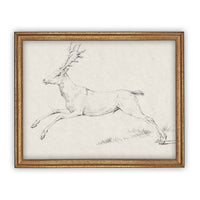 Vintage Framed Canvas Art #CH-311