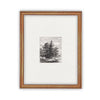 Vintage Framed Canvas Art  // Framed Vintage Print // Vintage Painting // Black White Tree Sketch // Minimalist Art //#LAN-108