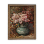 Vintage Framed Canvas Art // Framed Vintage Print // Vintage Painting // Floral Still Life Print // Botanical print //#BOT-127