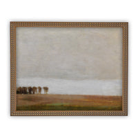 Vintage Framed Canvas Art  // Framed Vintage Print // Vintage Painting // Vintage Fall Landscape Art// Farmhouse print //#LAN-120